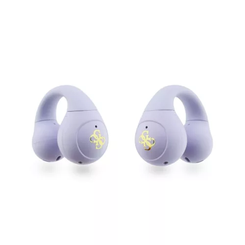 Guess Mini Classic Logo OWS vezeték nélküli bluetooth fülhallgató, lila
