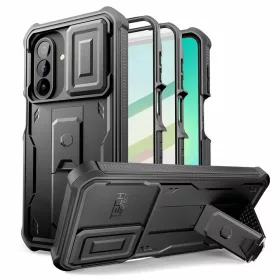   Tech-Protect Kevlar Cam+ Samsung A27 tok kameravédelemmel, kitámasztóval, megerősített sarokkal, fekete