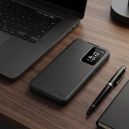 Tech-Protect Smart Wallet Samsung Galaxy A27 flip / kinyitható tok, fekete
