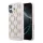 Karl Lagerfeld PU Perforated Monogram Apple iPhone 17 mágneses tok, MagSafe, rózsaszín-arany