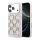 Karl Lagerfeld PU Perforated Monogram Apple iPhone 17 Pro Max mágneses tok, MagSafe, rózsaszín-arany