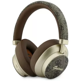   Guess 4G Gold Script Metal vezeték nélküli fejhallgató, bluetooth, ENC, barna-arany