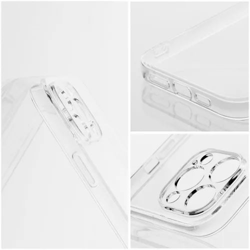 Clear 2mm Samsung Galaxy A37 szilikon tok, átlátszó (kamera védelemmel)