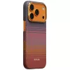 Pitaka Edge Apple iPhone 18 Pro / 17 Pro hátlap tok, MagSafe, Aramid, sunset (California Dream 02)