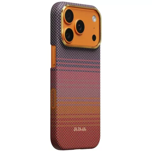 Pitaka Edge Apple iPhone 18 Pro / 17 Pro hátlap tok, MagSafe, Aramid, sunset (California Dream 02)