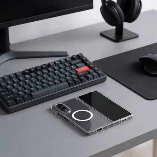 Tech-Protect Flexair Samsung Galaxy Z Fold 8 hátlap tok, MagSafe, átlátszó