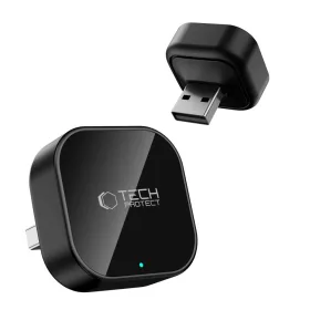   Tech-Protect UItraboost vezeték nélküli adapter Carplay&Android auto, bluetooth 5.4, fekete