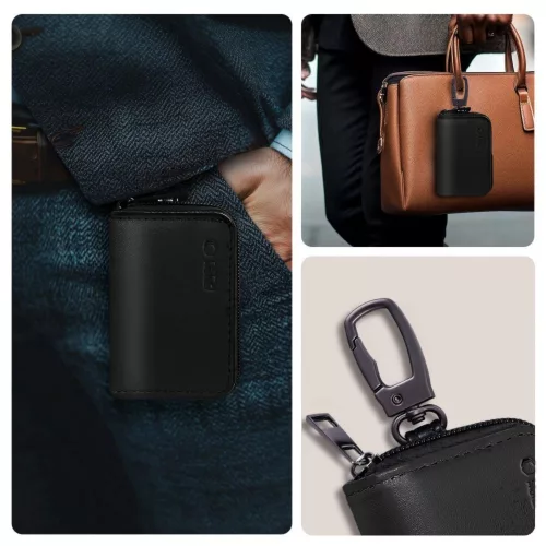 Tech-Protect KLR300 RFID blokkoló tartó / táska, fekete (autó kulcshoz)