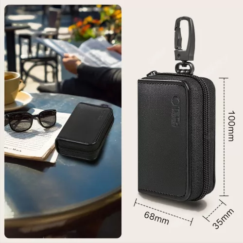 Tech-Protect KLR300 RFID blokkoló tartó / táska, fekete (autó kulcshoz)