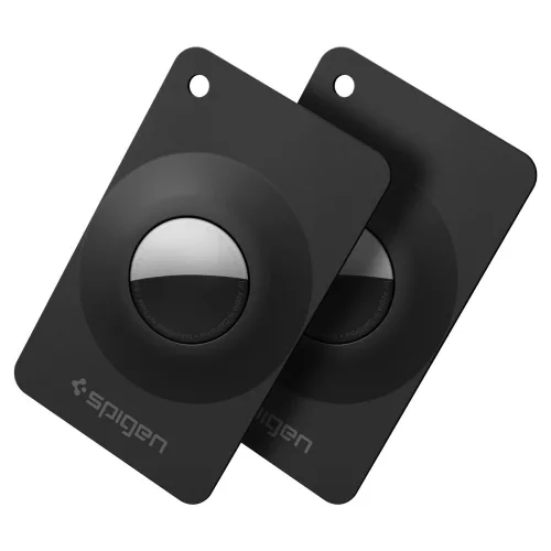 Spigen Airfit Apple AirTag 1 / 2 tok, Airtag tartó szett, fekete (2db)