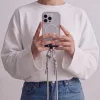 Tech-Protect C5SD vállpánt, telefonra rögzíthető, szürke (crossbody pánt)