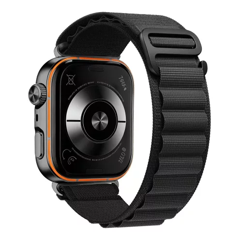 Tech-Protect Nylon Pro Huawei Watch Fit 5 / 5 Pro / 4 / 4 Pro / 3 nylon szíj, fekete
