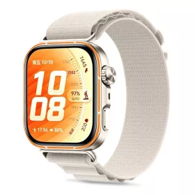   Tech-Protect Nylon Pro Huawei Watch Fit 5 / 5 Pro / 4 / 4 Pro / 3 nylon szíj, bézs
