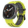 Tech-Protect IconBand Pro Samsung Galaxy Watch Ultra 2024 / 2026 (47mm) szilikon szíj, sárga-fekete