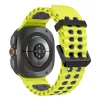 Tech-Protect IconBand Pro Samsung Galaxy Watch Ultra 2024 / 2026 (47mm) szilikon szíj, sárga-fekete