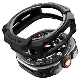   Spigen Rugged Armor Samsung Galaxy Watch Ultra 2 2026 (47mm) tok, fekete