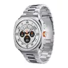 Spigen Modern Fit Samsung Galaxy Watch Ultra 2024 / 2025 / 2026 47mm szíj, rozsdamentes acél, ezüst