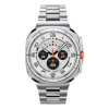 Spigen Modern Fit Samsung Galaxy Watch Ultra 2024 / 2025 / 2026 47mm szíj, rozsdamentes acél, ezüst