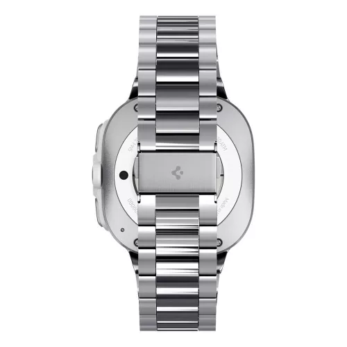 Spigen Modern Fit Samsung Galaxy Watch Ultra 2024 / 2025 / 2026 47mm szíj, rozsdamentes acél, ezüst
