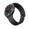 Pitaka Carbon Samsung Galaxy Watch Ultra 2024 / 2025 / 2026 (47mm) szíj, Carbon Fiber, fekete