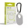 Mobile Origin Samsung SmartTag2 szilikon tok karabinerrel, fehér