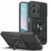Tech-Protect Camshield Pro Motorola G67 / G77 / G87 strapabíró tok kameravédelemmel, kitámasztóval, fekete