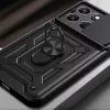 Tech-Protect Camshield Pro Motorola G67 / G77 / G87 strapabíró tok kameravédelemmel, kitámasztóval, fekete