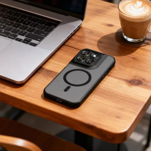Tech-Protect Magmat Motorola G67 / G77 / G87 hátlap tok, MagSafe, fekete