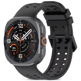   Tech-Protect Silicone Air Samsung Galaxy Watch Ultra 2024 / 2025 / 2026 (47mm) szíj, fekete