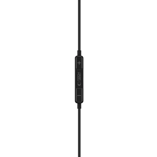 Tech-Protect UltraBoost G3 USB-C vezetékes fülhallgató hangerőszabályzóval, mikrofonnal, fekete