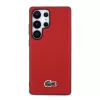 Lacoste Iconic Petit Pique Woven Logo Samsung Galaxy S25 Ultra MagSafe tok, piros