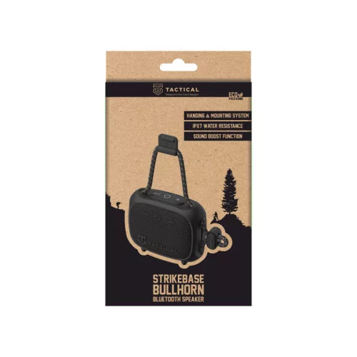 Tactical StrikeBase Bullhorn Bluetooth hangszóró, kompakt, IPX7, 8W, 1800mAh, fekete