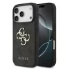 Guess PU 4G Metal Logo Apple iPhone 18 Pro / iPhone 17 Pro hátlap tok, fekete