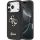 Guess PU Fixed Glitter 4G Metal Logo Apple iPhone 18 Pro / iPhone 17 Pro hátlap tok, fekete