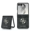 Guess PU Leather 4G Samsung Galaxy Z Flip 8 hátlap tok, MagSafe, szürke