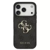 Guess PU 4G Metal Logo Apple iPhone 18 Pro Max hátlap tok, fekete