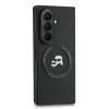 Karl Lagerfeld PU Karl and Choupette Heads Samsung Galaxy Z Fold 8 Ultra hátlap tok, MagSafe, fekete