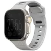 Uniq Stride Apple Watch 44/45/46/49mm gumis szilikon szíj, szürke