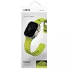 Uniq Stride Apple Watch 44/45/46/49mm gumis szilikon szíj, lime (zöld)