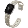 Uniq Alton Apple Watch 44/45/46/49mm gumis szilikon szíj, bézs