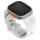 Uniq Alton Apple Watch 44/45/46/49mm gumis szilikon szíj, fehér