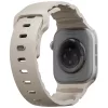 Uniq Alton Apple Watch 42/41/40mm gumis szilikon szíj, bézs