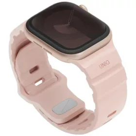   Uniq Alton Apple Watch 42/41/40mm gumis szilikon szíj, rózsaszín
