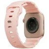 Uniq Alton Apple Watch 42/41/40mm gumis szilikon szíj, rózsaszín