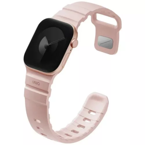 Uniq Alton Apple Watch 42/41/40mm gumis szilikon szíj, rózsaszín