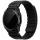 UNIQ Fluo x Smart-Fit Garmin szíj, mágneses, szilikon / rozsdamentes acél, 22mm, fekete