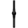 UNIQ Fluo x Smart-Fit Garmin szíj, mágneses, szilikon / rozsdamentes acél, 22mm, fekete