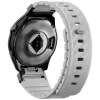 UNIQ Fluo x Smart-Fit Garmin szíj, mágneses, szilikon / rozsdamentes acél, 22mm, szürke