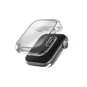   Uniq Garde Apple Watch 11/ Watch 10 42mm műanyag tok, kijelzővédő felülettel, átlátszó