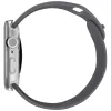 Uniq Voute Apple Watch 11 / Watch 10 42mm műanyag tok, kijelzővédő felülettel, ezüst